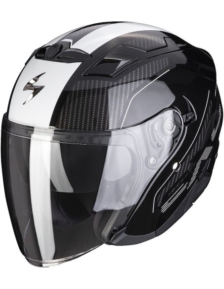 CASCO SCORPION EXO 230 CONDOR NEGRO BLANCO