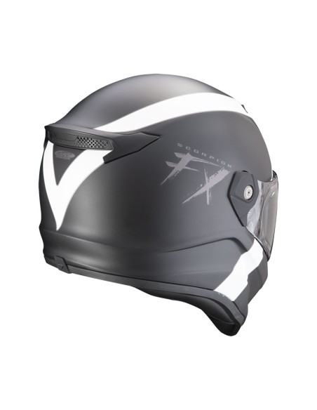 SCORPION COVERT FX GALLUS HELMET MATT BLACK WHITE