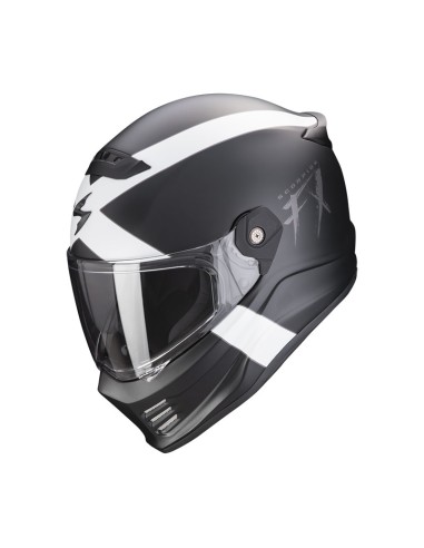 SCORPION COVERT FX GALLUS HELMET BLACK MATTE WHITE