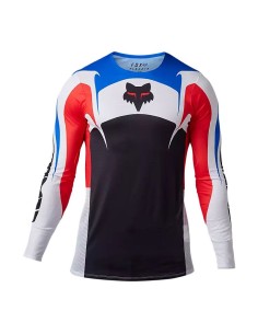 FOX FLEXAIR UNITY LE BLANCO ROJO AZUL JERSEY