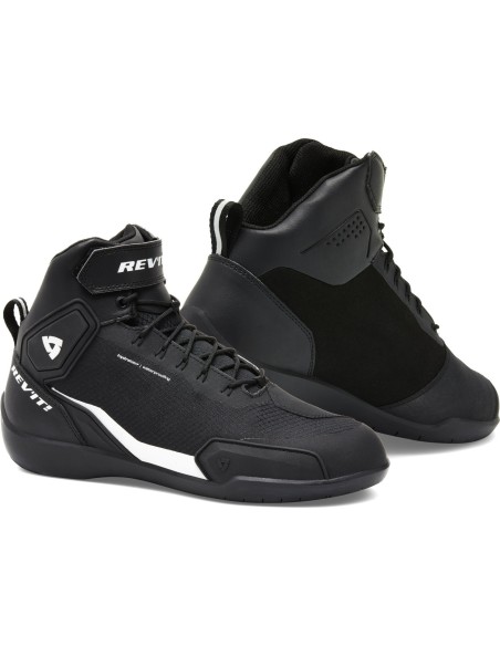 REV'IT G-FORCE BLACK WHITE SHOES