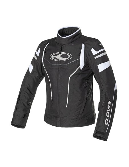 CHAQUETA CLOVER AIRBLADE-4 NEGRO BLANCO