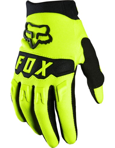 FUCHS DIRTPAW FLUORESZIERENDE GELBE KINDERHANDSCHUHE