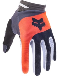 GUANTES FOX 180 BALLAST NEGRO GRIS