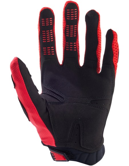 FOX PAWTECTOR GLOVES NEGRO ROJO