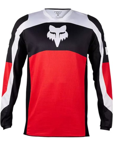 FOX 180 NITRO FLUORESCENT RED JERSEY