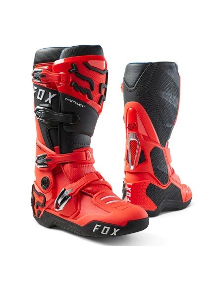 BOTTES FOX INSTINCT 2.0 ROUGE FLUO