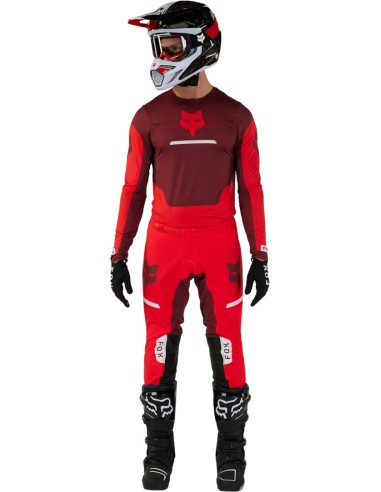 MAILLOT FOX FLEXAIR OPTICAL FLUORESCENT RED