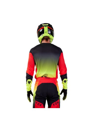 MAILLOT FOX 360 REVISE ROUGE JAUNE