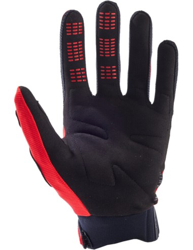 GUANTES FOX DIRTPAW ROJO FLUORESCENTE