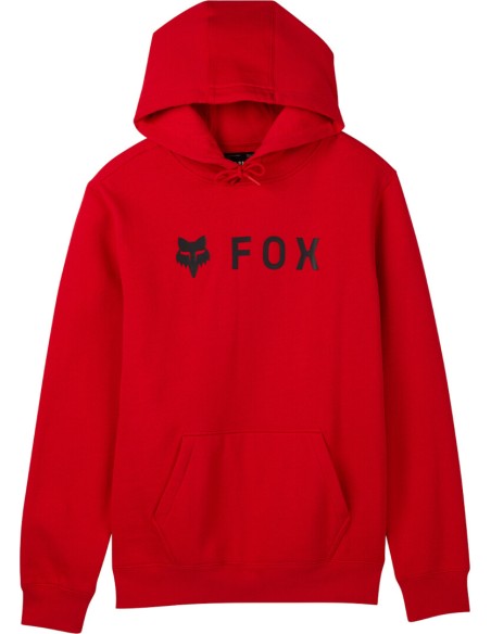 SUDADERA CON CREMALLERA ABSOLUTA FOX FLAME ROJO