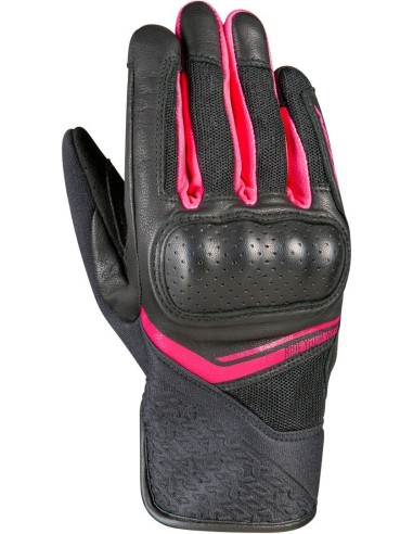 IXON RS LAUNCH BLACK FUCHSIA LADIES GLOVES