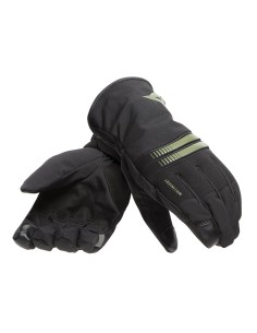 DAINESE PLAZA 3 D TROCKEN SCHWARZ BRONZE-GRÜN HANDSCHUHE