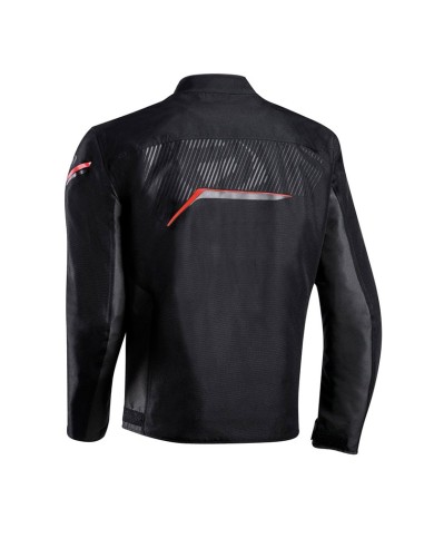 CHAQUETA IXON SLASH NEGRO GRIS ROJO
