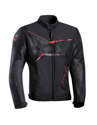 IXON SLASH JACKET BLACK GRAY RED