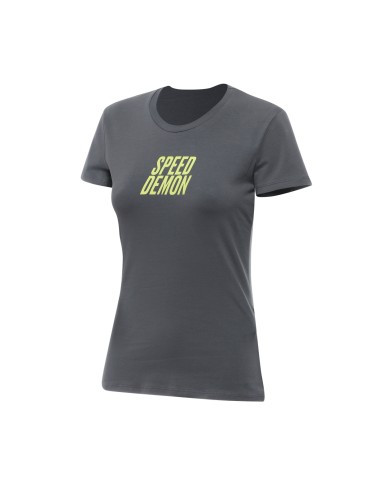 DAINESE WOMEN'S T SHIRT SPEED DAMON FAST C ROCK