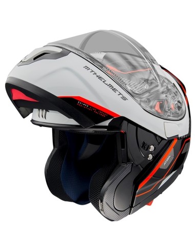 CASCO MT ATOM SV OPENED BLANCO ROJO