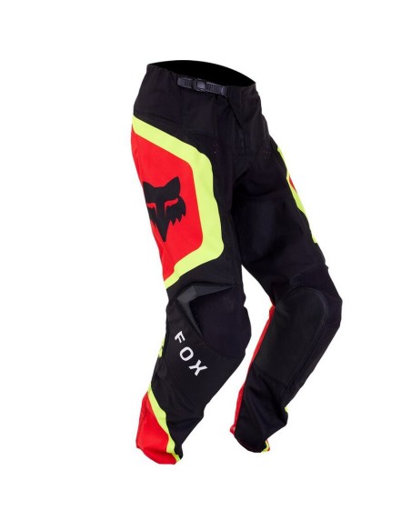 PANTALÓN NIÑO FOX 180 BALLAST NEGRO ROJO