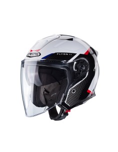 CABERG FLYON 2 BOSS WEISS ROT BLAU HELM
