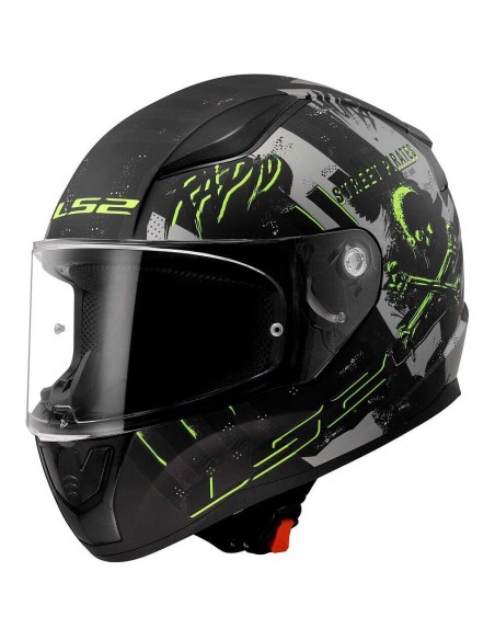 LS2 FF353 RAPID 2 PIRATES MAT TITANIUM HELMET