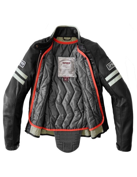 SPIDI DAMEN JACKE VINTAGE EIS SCHWARZ