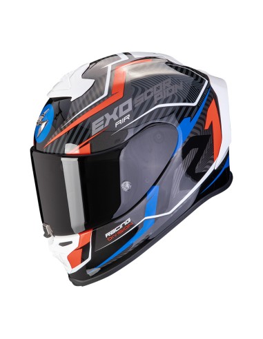 SCORPION EXO R1 EVO AIR COUP BLACK RED BLUE HELMET