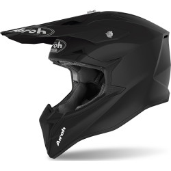 CASCO AIROH WRAAP NEGRO MATE