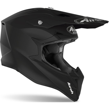 CASCO AIROH WRAAP NEGRO MATE