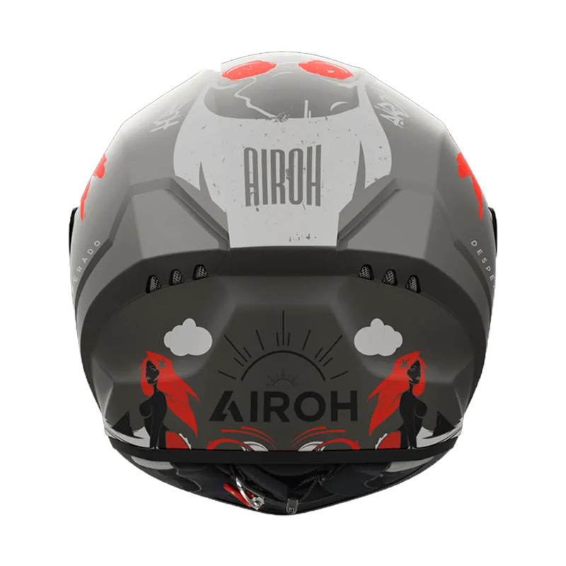 CASQUE AIROH CONNOR DESPERADO ORANGE MATT