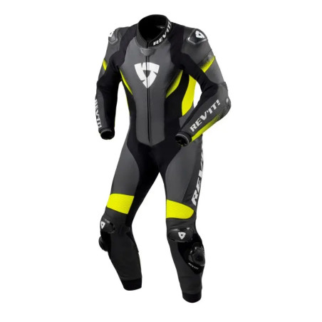 TRAJE DE UNA PIEZA REVIT CONTROL NEGRO-AMARILLO NEÓN