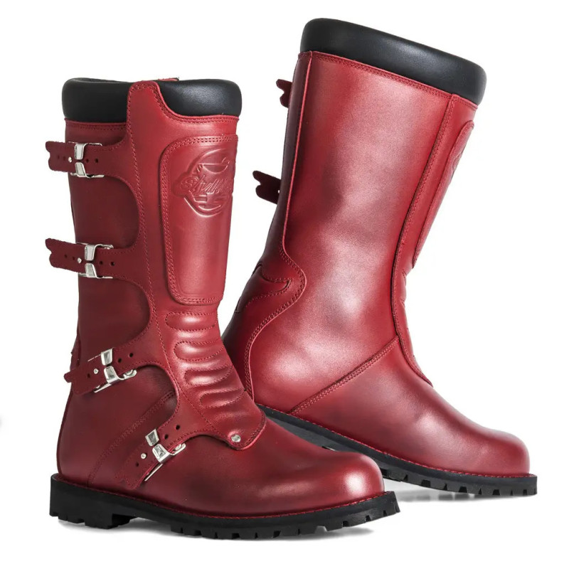 STIVALI STYLMARTIN CONTINENTAL ROSSO
