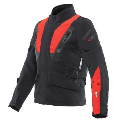 DAINESE STELVIO D-AIR D-DRY XT JACKE SCHWARZ ROT