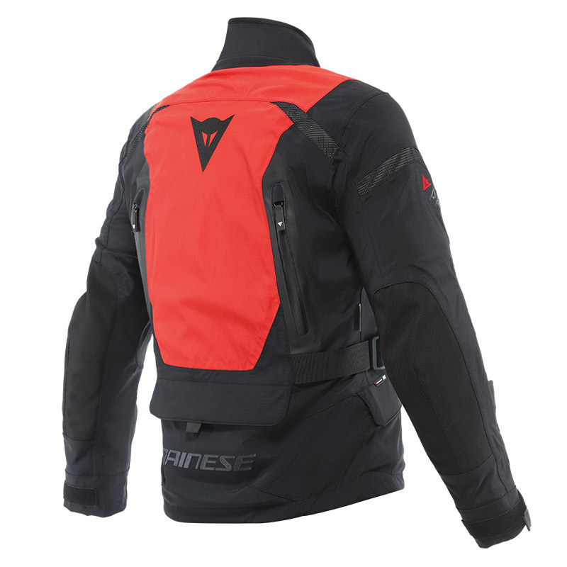 DAINESE STELVIO D-AIR D-DRY XT JACKE SCHWARZ ROT