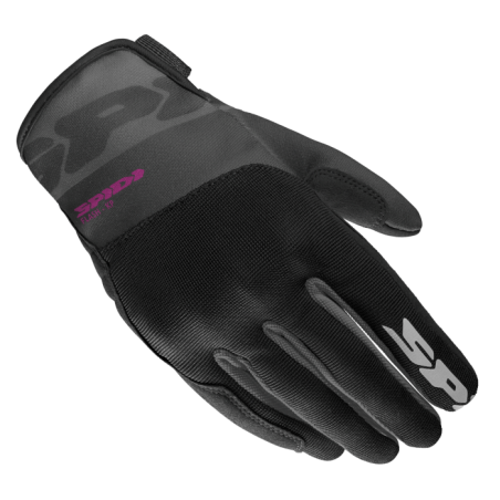 SPIDI FLASH-KP GUANTES DE MUJER NEGRO FUCSIA
