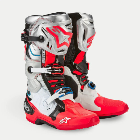 STIVALI ALPINESTARS TECH 10 BLK WHT SLV RDF