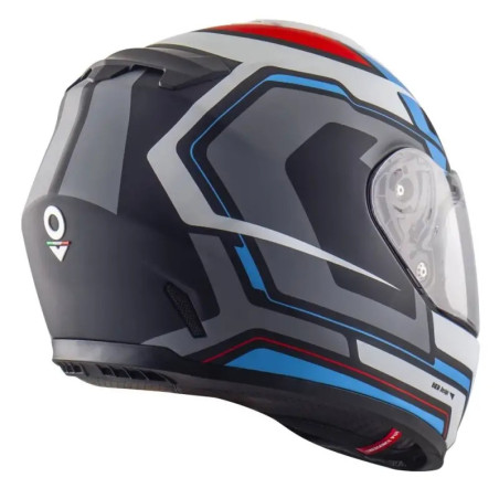 NOS NS-7F ALIAS BLUE MATT HELMET