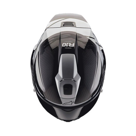 CASCO ALPINESTARS SUPERTECH R10 ELEMENT BLK C. SIL