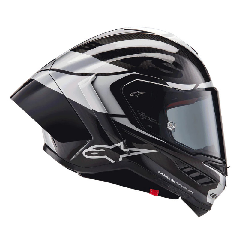ALPINESTARS SUPERTECH R10 ELEMENT BLK HELM C. SIL