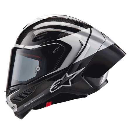 ALPINESTARS SUPERTECH R10 ELEMENT BLK HELMET C. SIL