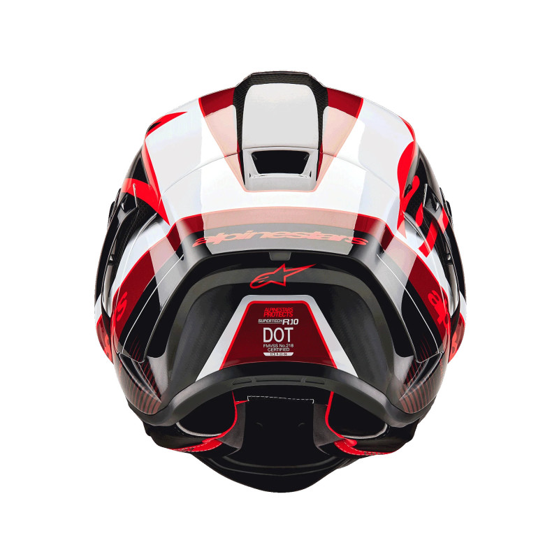 CASCO ALPINESTARS SUPERTECH R10 TEAM NEGRO C. ROJO