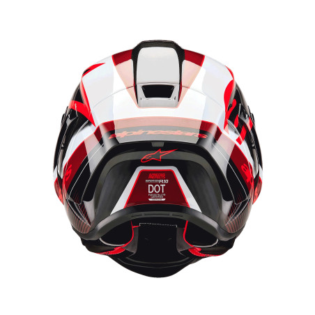 ALPINESTARS SUPERTECH R10 TEAM HELM SCHWARZ C. ROT