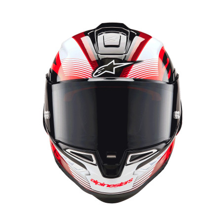 CASCO ALPINESTARS SUPERTECH R10 TEAM NEGRO C. ROJO