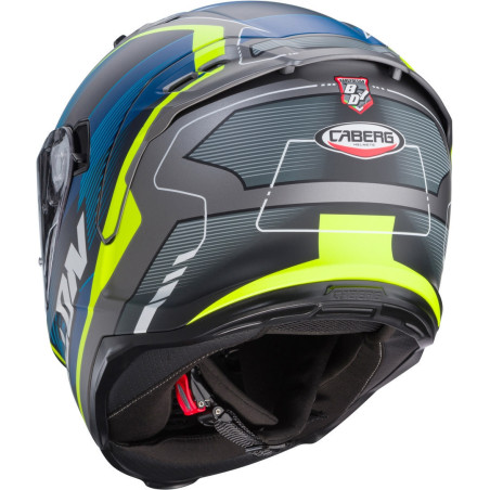 CASCO CABERG AVALON X OPTIC GREY BLUE YELLOW FLUO