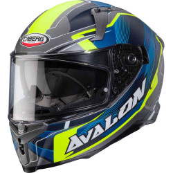 CASCO CABERG AVALON X OPTIC GREY BLUE YELLOW FLUO