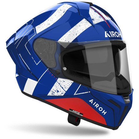 CASCO AIROH MATRYX SCOPE AZUL ROJO