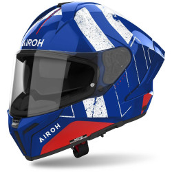CASCO AIROH MATRYX SCOPE AZUL ROJO