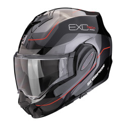 CASQUE SCORPION EXO TECH EVO PRO COMMUTA NOIR ORANGE JAUNE