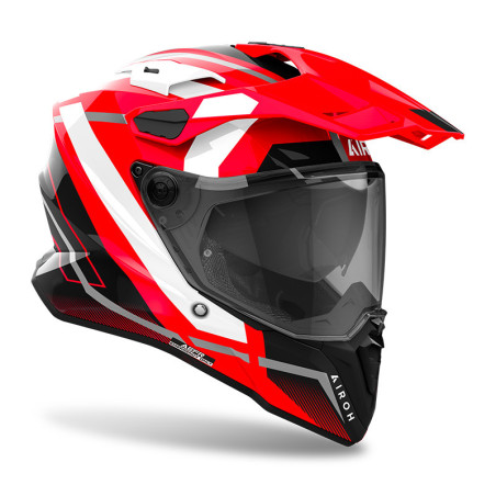 CASCO AIROH COMMANDER 2 MAVICK ROJO BRILLO