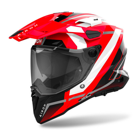 CASCO AIROH COMMANDER 2 MAVICK ROJO BRILLO