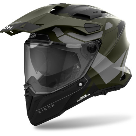 AIROH COMMANDER 2 OFFENBAREN MILITÄRISCHEN GRÜNEN HELM